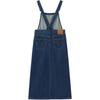 Levis Loose Simple Fashion Comfortable Overalls Women Overalls Dark-Blue 001BY-0001