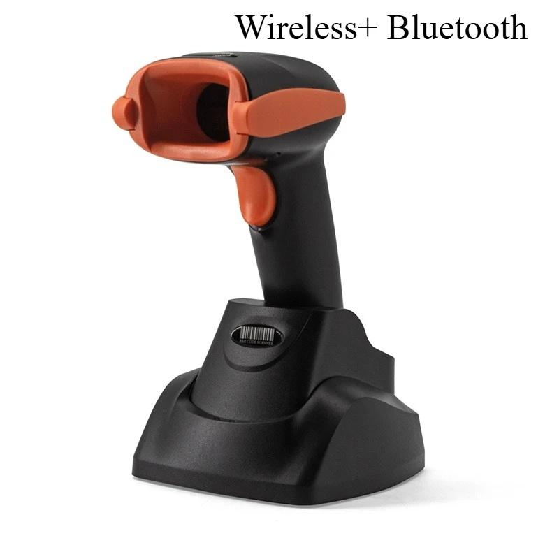 Bluetooth Wysoka precyzja Ręczny Automatyczny Kod kreskowy CMOS Obraz 1D laserowy Bezprzewodowy Skaner czytnik kodów kreskowych Zarządzanie zapasami