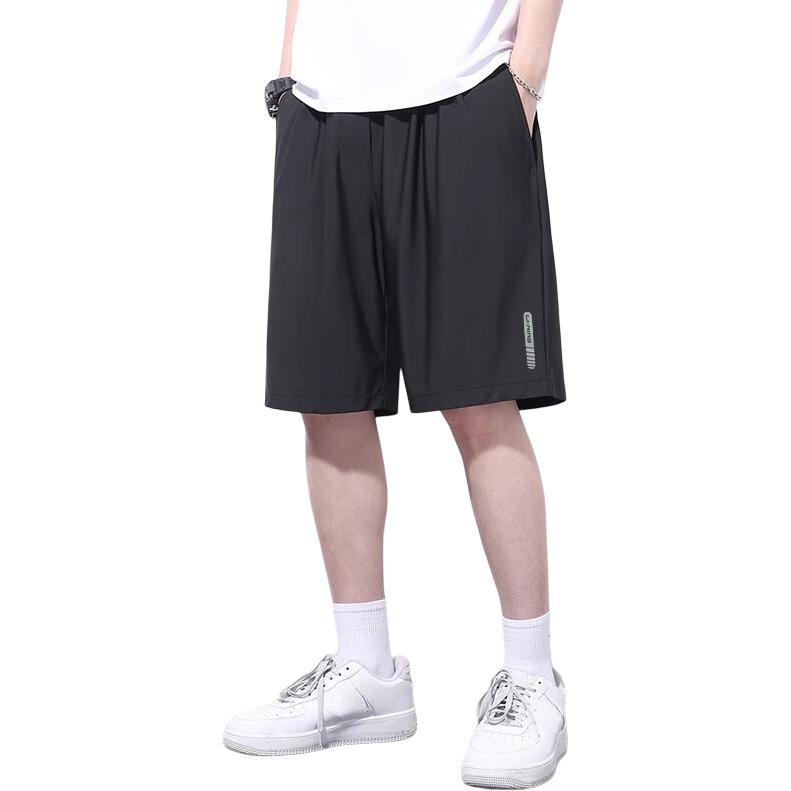 Li Ning Casual Shorts Men's New Standard Black AKST781-1