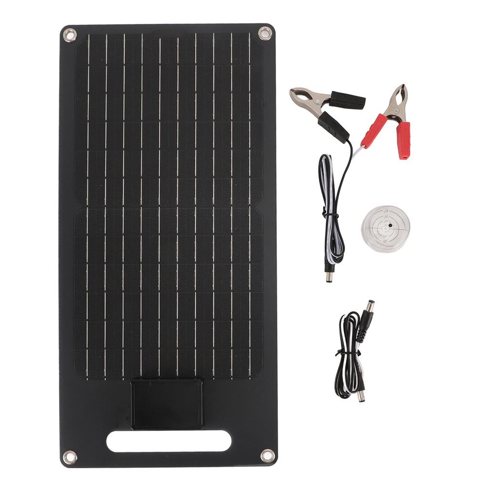 50W 12V Portable Flexible Solars Panel Set Waterproof Designs Accessory for Campers Yachts and 12V Car Batteries
