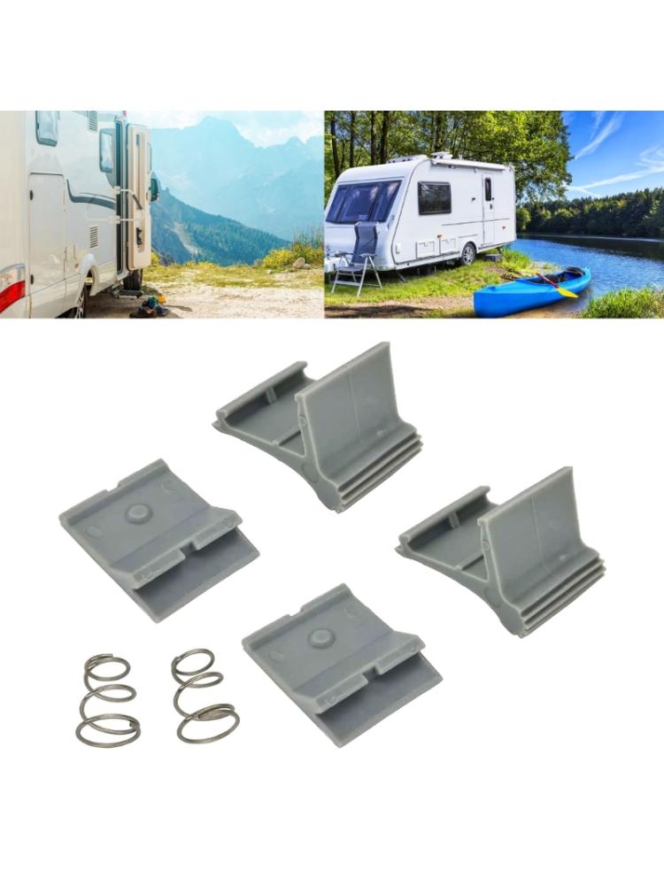 2er-Pack Wohnmobil-Markisenarm-Schieber-Fang-Set 830472P002 für Dometic A&E 8500 9000 Beschattungs-Terrassen-Markisen-Schieber-Fang-Baugruppe