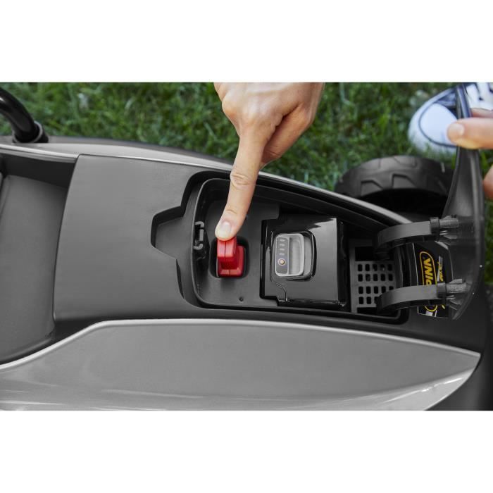 Tondeuse À Batterie - ALPINA AL1 3020 Li Kit - Largeur 30 Cm - Éjection Bac - Sur Batterie