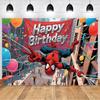 -Man Background, Superhero Themed Banner, Children's Party Decoration, Photo Background