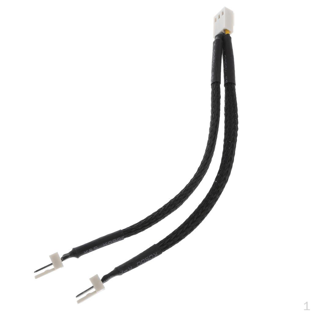 

2510 3 Pin Fan Extension Cable Splitter Adapter 30cm