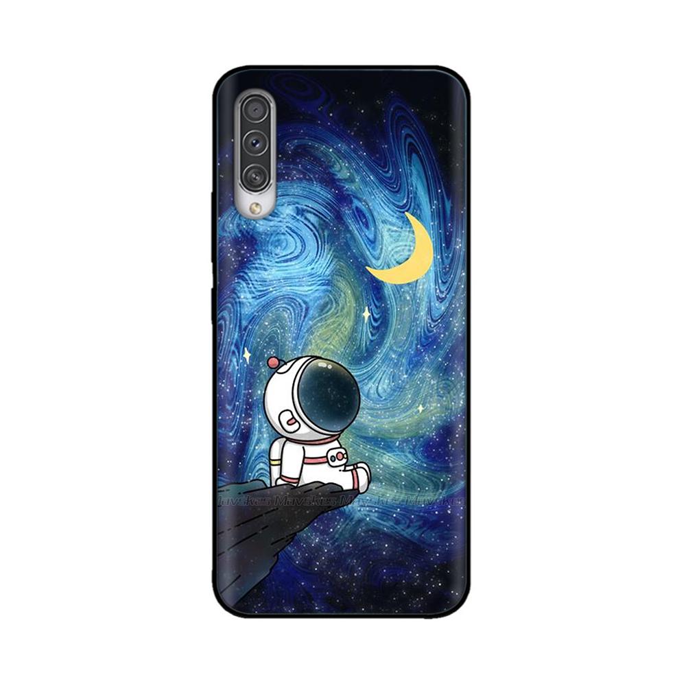 For Samsung Galaxy A50 Case Printed Cartoon Soft TPU Case Silicone Shockproof Back Cover For Samsung A50 A 50 Funny Phone Cases