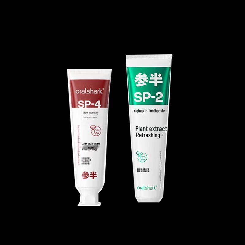 

Semi-Transparent Whitening & Refreshing Toothpaste Duo