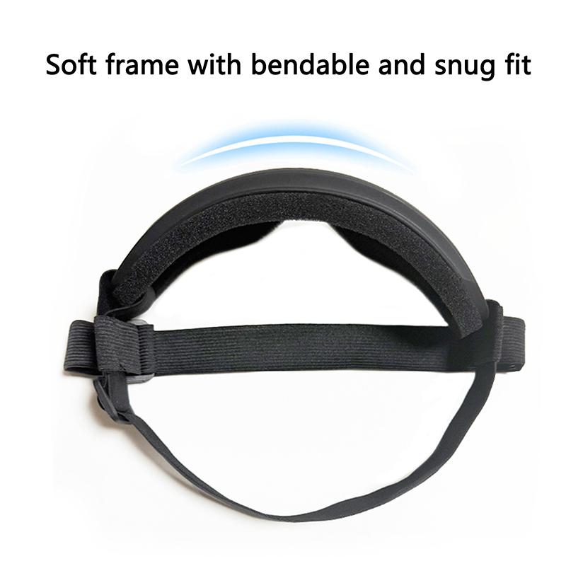 Dog Goggles Medium Large Breed Dog Sunglasses Adjustable Straps Uv Protection Eyewear For Dog Puppy Outdoor Riding Driving