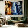 Supernatural Brothers Wall Tapestry Aesthetic Wall Hanging Printed Fabric Blanket Decorative Tapestries for Bedroom Living Room Home Decor