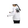 Adidas X Atmos X Jenny Kaori Anime Character Print Crew Neck Long Sleeve Sweatshirt Women Tops White GT0093