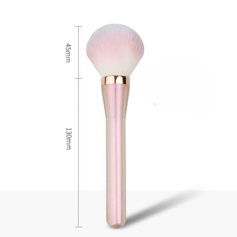 Langer Griff Einzelnes loses Puderpuderpinsel Make-up-Pinsel Handpuder Plastik Rougepinsel Puderpinsel Nagelstaubpinsel Make-up-Pinsel