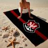Toalla de Playa con Escudo Emblema del FLAMENGO, Secado Rápido, Fácil de Cuidar, Úsala Tanto para Fitness como para Vacaciones en la Playa, Esencial Deportivo Regalo para Aficionados