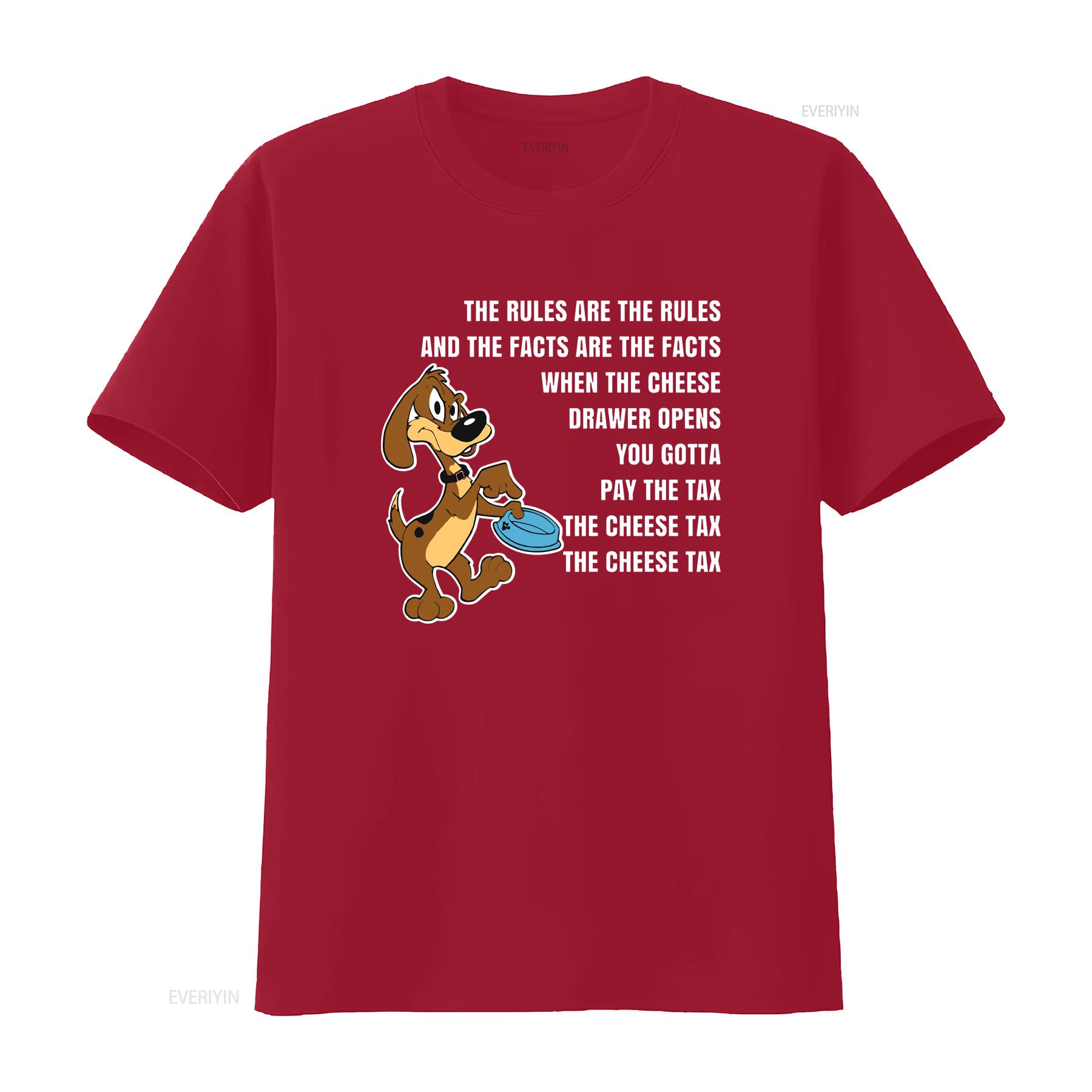 

The Cheese Tax T shirt vintage Washed Breathable Stylish Unisex Top For Everyday Wear Stretched designer clothes Comfortable S