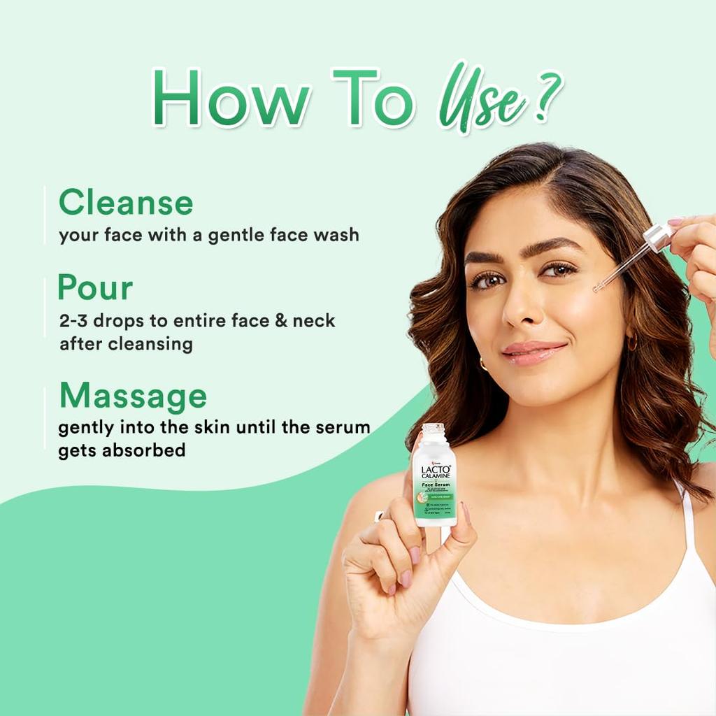 Lacto Calamine 2% Salicylic Acid Face Serum 30ml For Acne Blackheads Oil Control Pores Clear Skin