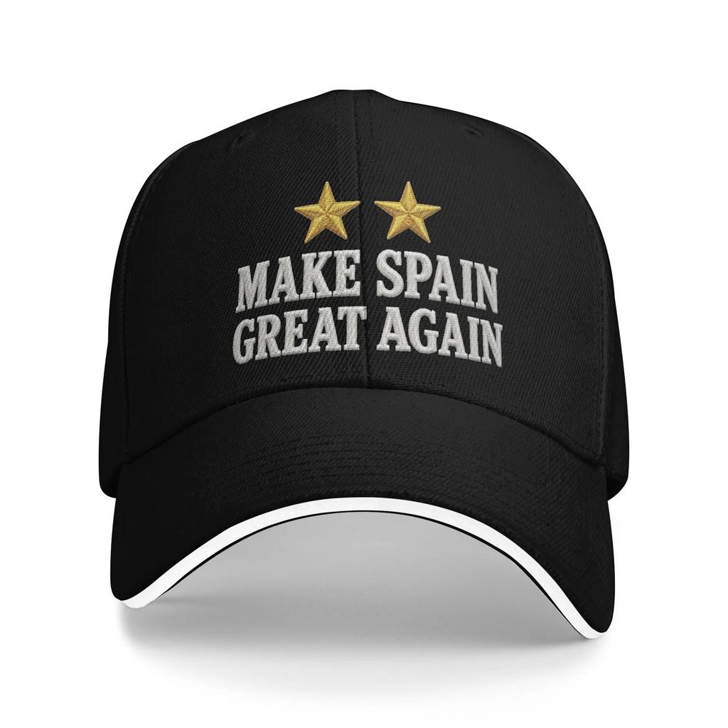 New Baseball Caps Make Spain Great Again Wear For Men Women Trucker Cap Casual Snapback Cap Adjustable Fit