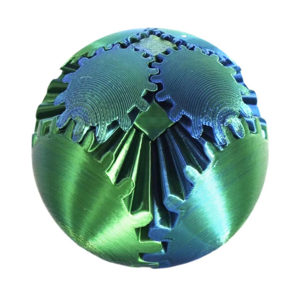3D Gear Ball: Interactive Rotating Decompression Toy