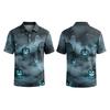 Men's Halloween Printed Short Sleeve Shirt for Party and Daily Wear
