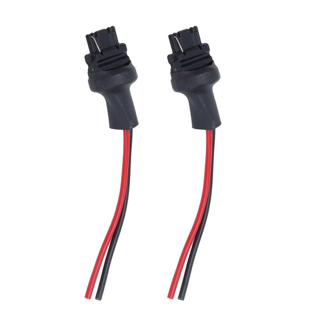 2Pcs Socket Wires Male Adapter Bulb Copper Wiring Harness for Headlight Fog Lamps 12V‑24V