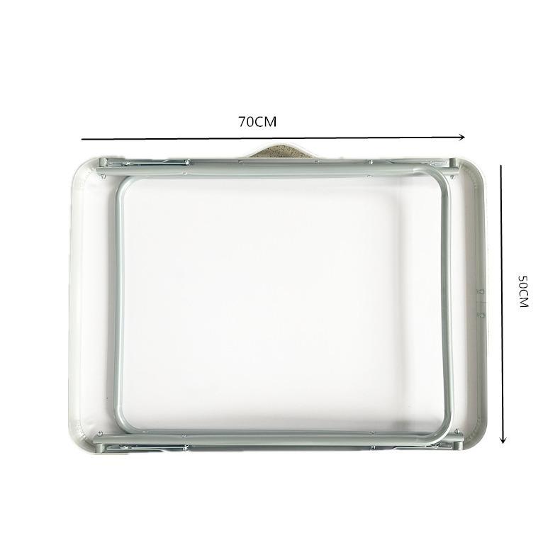 Wowding Portable Aluminum Folding Table for Outdoor, Street Vendor, and Home Dining