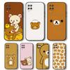 Cute R-Rilakkuma Phone Case For Samsung Galaxy S21 S22 S23 S24ULTRA S25ULTRA FE Ultra Plus5G A52S Soft Cover