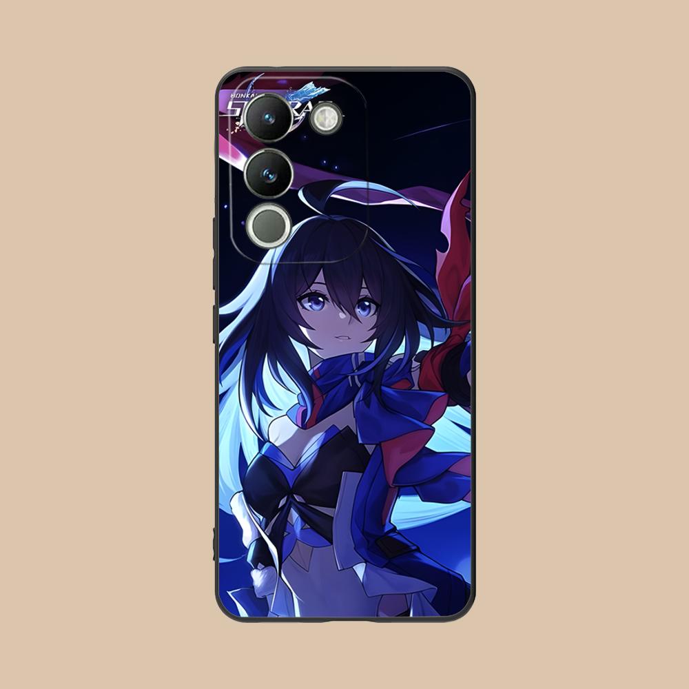 HSR Seele Mattes TPU-Handyhülle für VIVO V60 V50 V40 V30 V29 V27 V25 V23 Pro Lite 5G Bunte Druckabdeckung