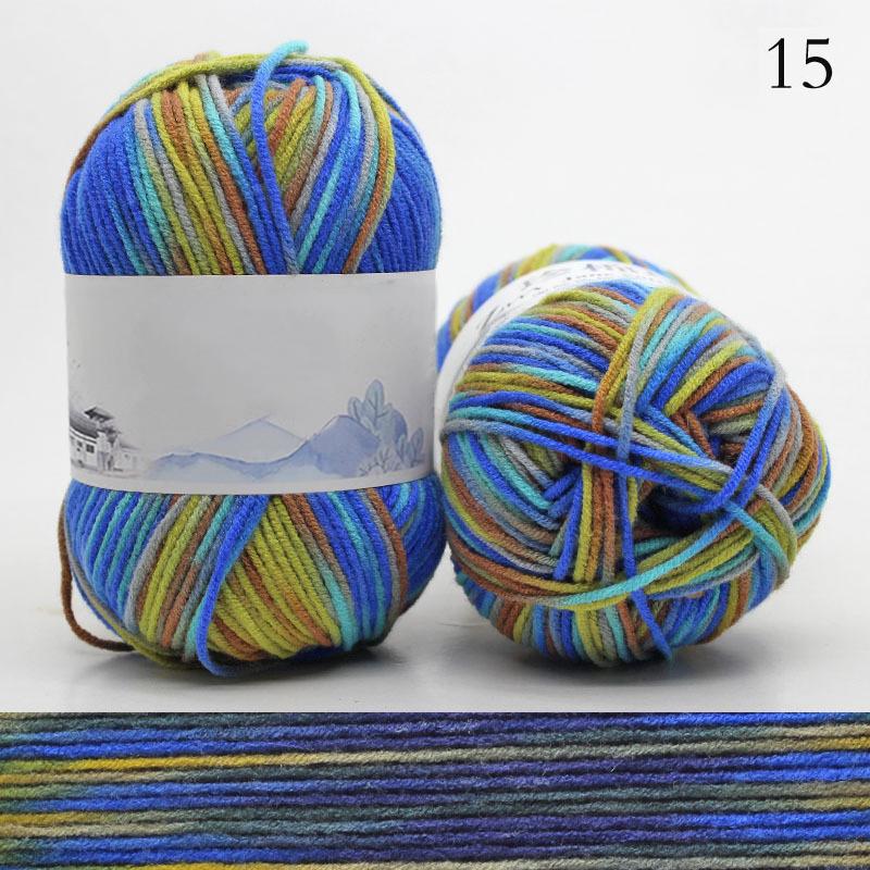 Buy 1Roll Fashion Yarn Accessories Wool Cotton Needlework Soft DIY High
