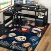 1pc JuJutsu Kaisen Anime Chair Mat - Office Desk Carpet with Panda Design, Non-Slip Floor Protector for Home Decor, Gaming Room Accessories, Seasonal