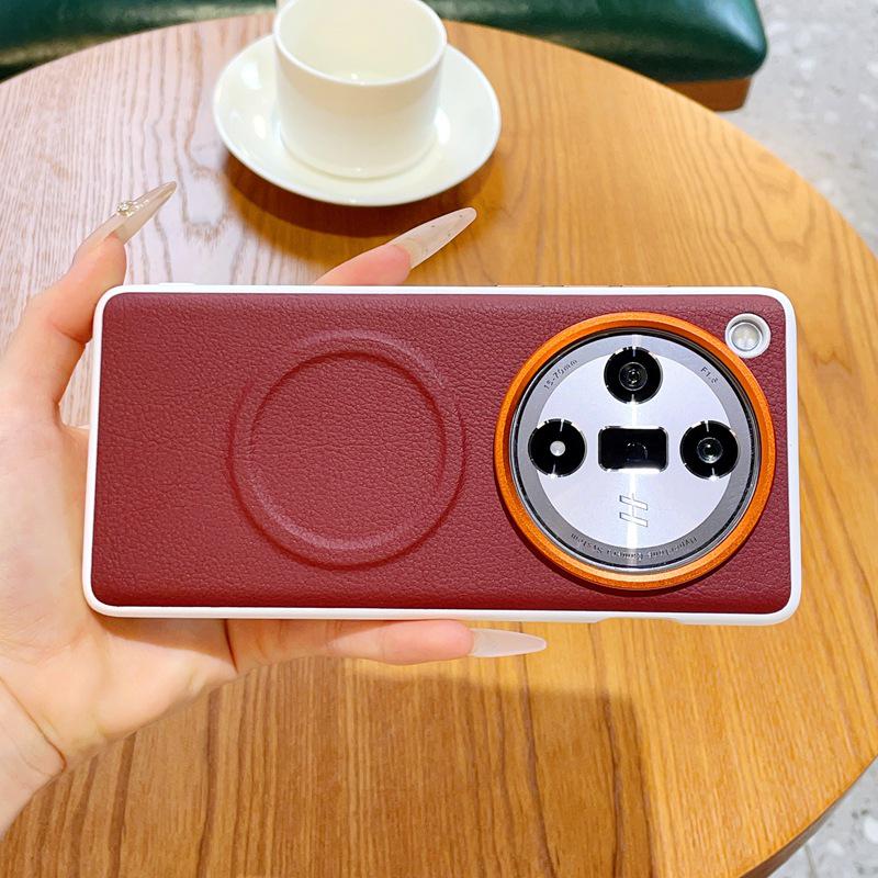 Elegant Leather Case for OPPO Find X9 Ultra/X8 Pro - Simple, Fashionable, Magnetic, Soft