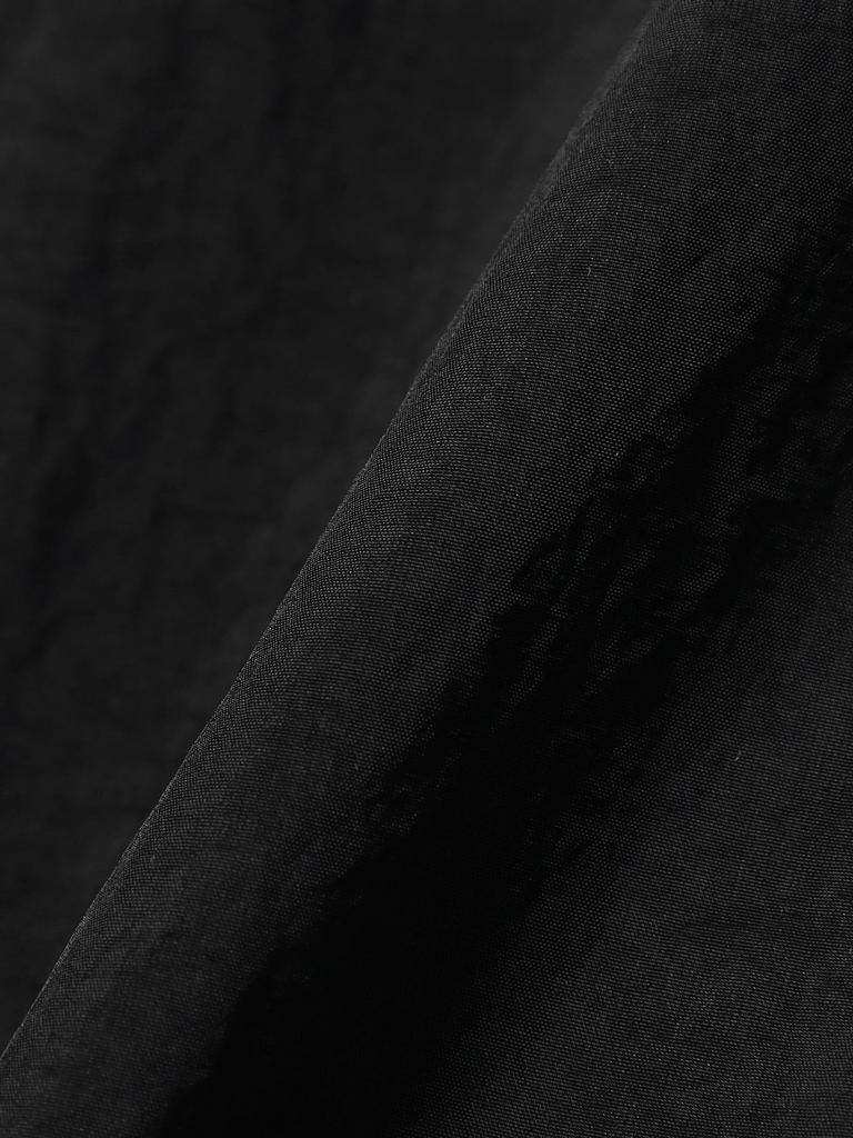 B.:MING LIFE STORE by BEAMS Herren Wasserabweisendes Nylon Kurzarmhemd, Schwarz, Größe L