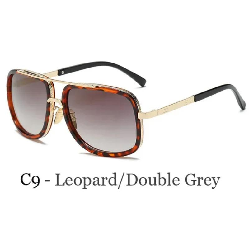Ochelari de Soare Noi la Modă cu Ramă Mare Bărbați Pătrați Metal Ochelari de Soare Femei Retro Ochelari de Soare Vintage Calitate Înaltă Gafas Oculos De Sol