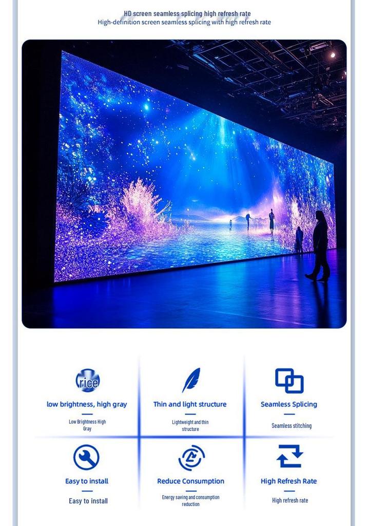 Innen-/Außen-Vollfarb-LED-Mietdisplay P1.95, P2.6, P2.9, P3.91