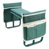 Assento Joelheira de Jardim com 2 Bolsos para Ferramentas Altura Bancada Dobrável de Banco para Jardinagem para Ajoelhar e Sentar