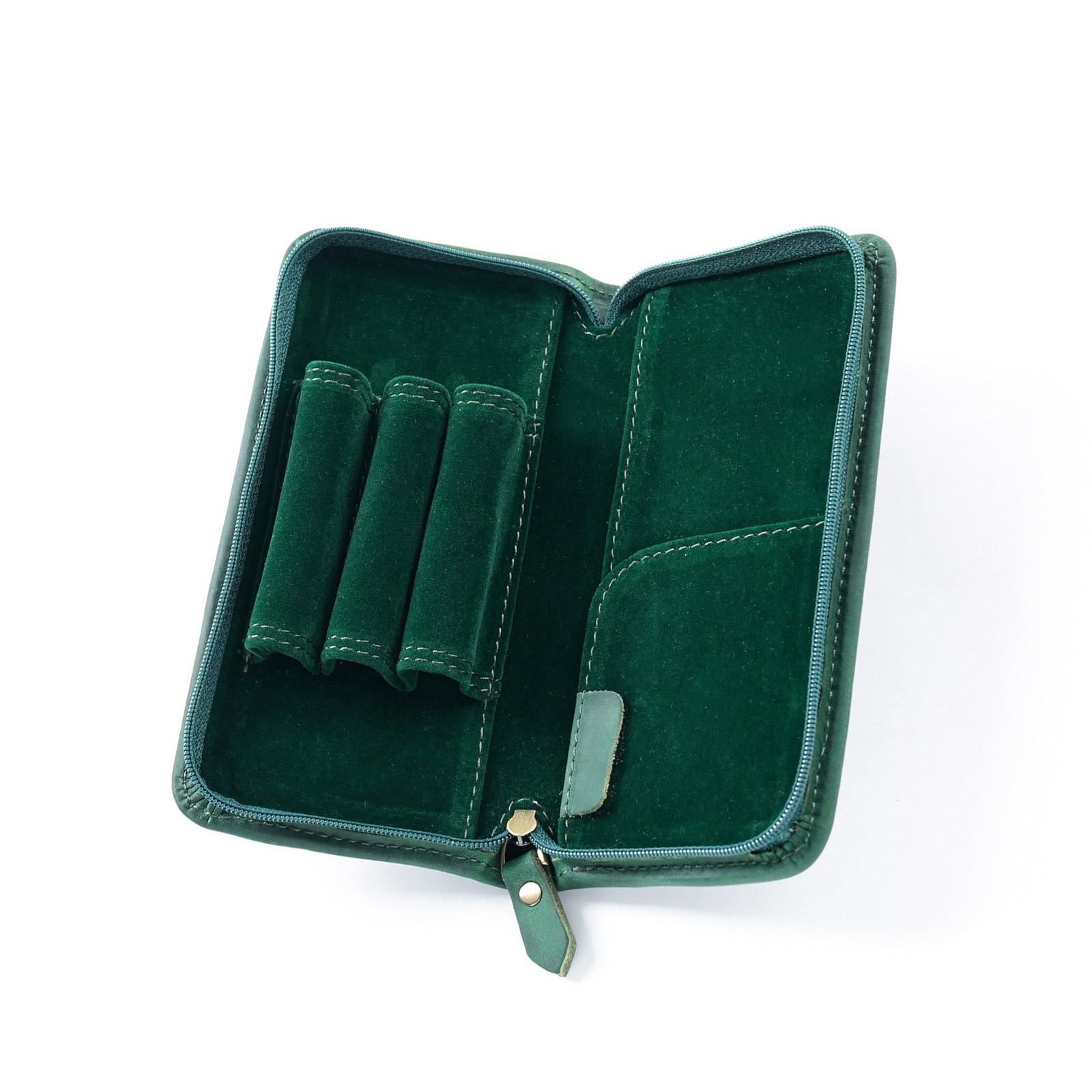 

Кожаный чехол для перьевой ручки, большая вместимость, сумка для канцелярских принадлежностей, пенал с 3 отделениями, держатель для ручек для студентов