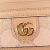 Pristine GUCCI Card Case GG pattern pink leather Women 523159 Used