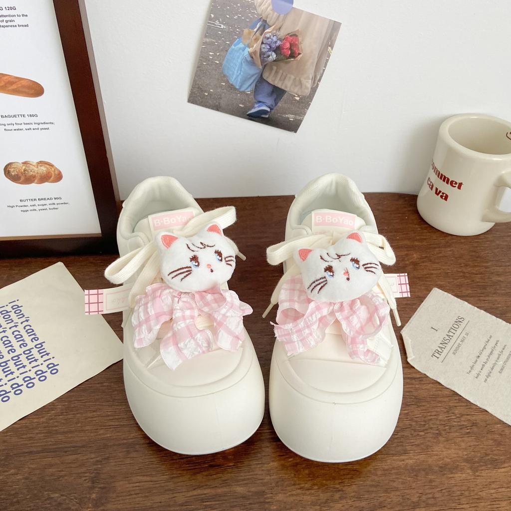 Ugly cute platform big head 22 autumn new chic niche bread shoes sports board shoes