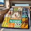 Sunflower Daughter Blanket Personalized Name Soft Comfortable Stylish Blanket Car Blanket Perfect For Travel Camping Outdoor Home Suitable For All