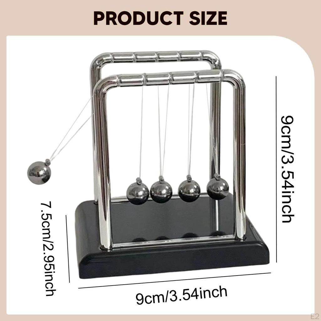 Berceau Pendule Billes Balle d'Équilibre Décoratif Apprentissage de la Physique Mouvement Fantastique Jouets Éducatifs
