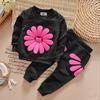 1T 2T 3T 4T Kids Baby Girl Outfits Set Long Sleeve Sweatshirts Tops Pants Outfits Clothing Christmas Gifts