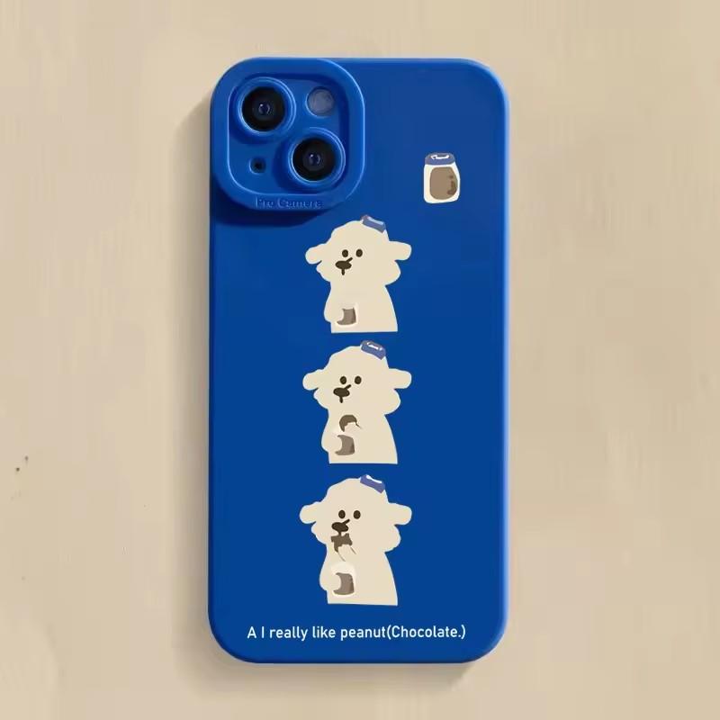 

Cartoon Cute Dog Phone Case for Samsung Galaxy S25 S24 Ultra S23 S22 S21 plus S20 FE A55 A54 A35 A15 Anti Fall Matte Cover Samsung A15