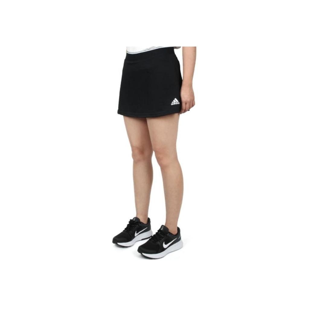 Adidas Moisture Wicking Versatile Sports Casual Skirt Women Skirts Black GL5480