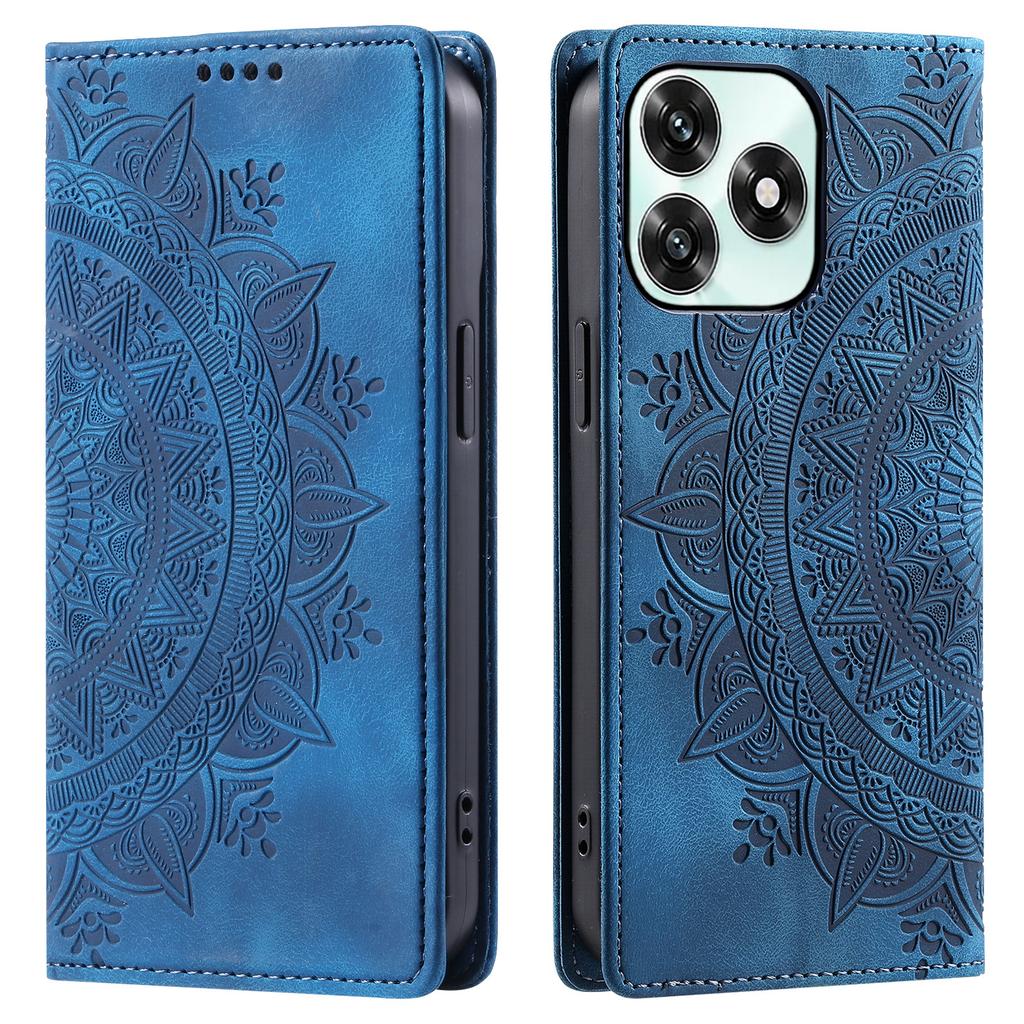 Phone Case For Honor Play10A 4G / X5c Plus 4G / X5c 4G Magnetic Closing Leather Phone Cover Pattern Imprinted