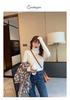 Women's Slim-Fit White High-Neck Sweater - Autumn/Winter 2026 Knitwear