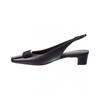 Salvatore Ferragamo Ferragamo Rivada Patent Slingback Pump Black