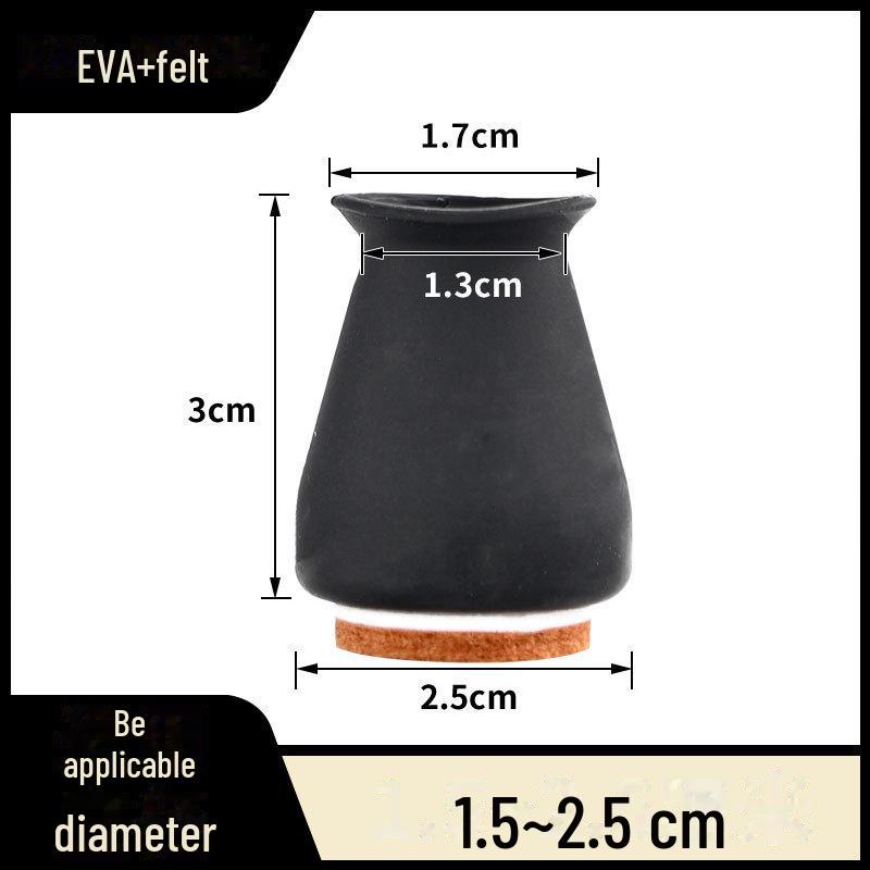 Silicone Wear-Resistant Chair & Table Leg Covers - Thickened, Anti-Fall Foot Pads
