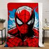 "Red Spider Hero Graphic warm quiltDesign - Flannel blanket for bedroom, living room, sofa, and nap."