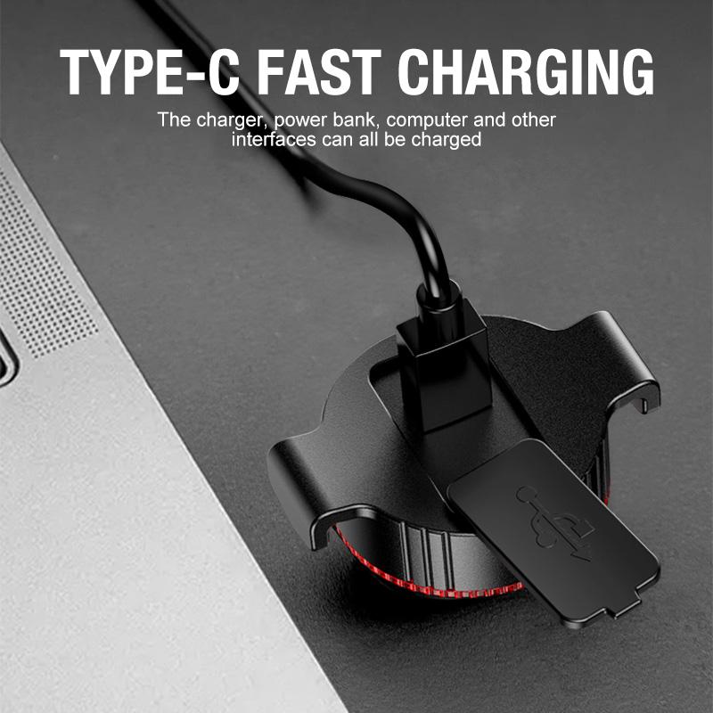 New Strap Bicycle USB Charging Creative Taillights Mountain Bike Outdoor Night Riding Taillights Riding Equipment Accessories