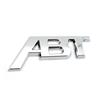 3D Metal ABT Logo Front Grill Side Badge Rear Trunk