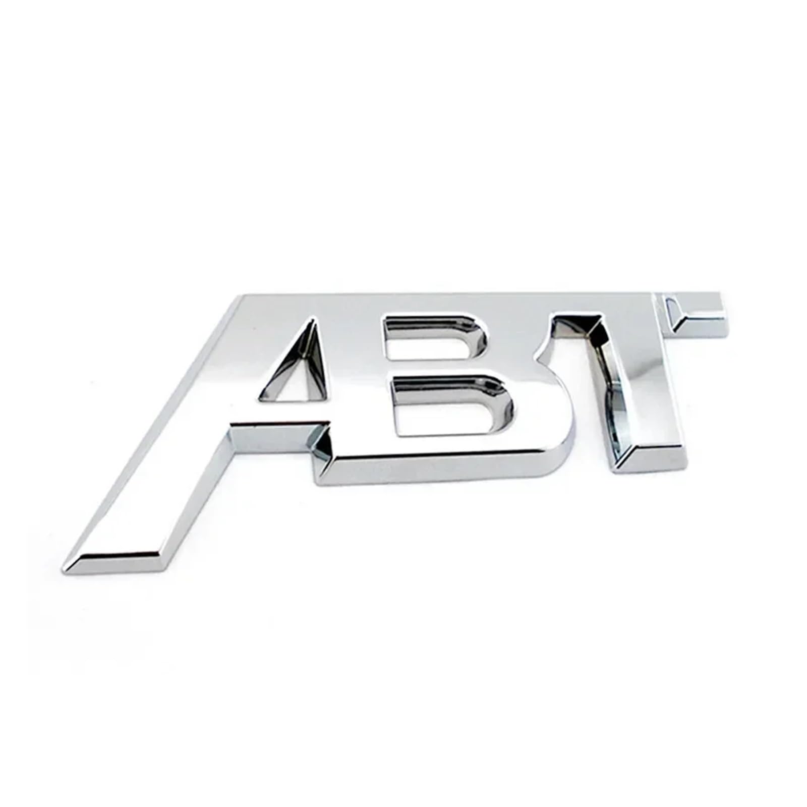

3D Metal ABT Logo Front Grill Side Badge Rear Trunk 11.2cm x 4.6cm серебряный