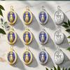 10 Colgantes de la Medalla Milagrosa Llavero Collar o Rosa Colgante Cristiano Católico Colgante de la Virgen con Anilla