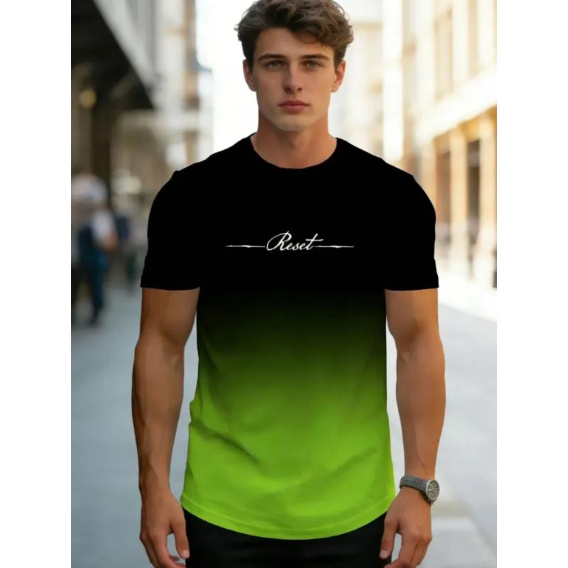 Men's Versatile Top Loose Simple Short Sleeve Crew Neck Comfortable T-Shirts Men’s