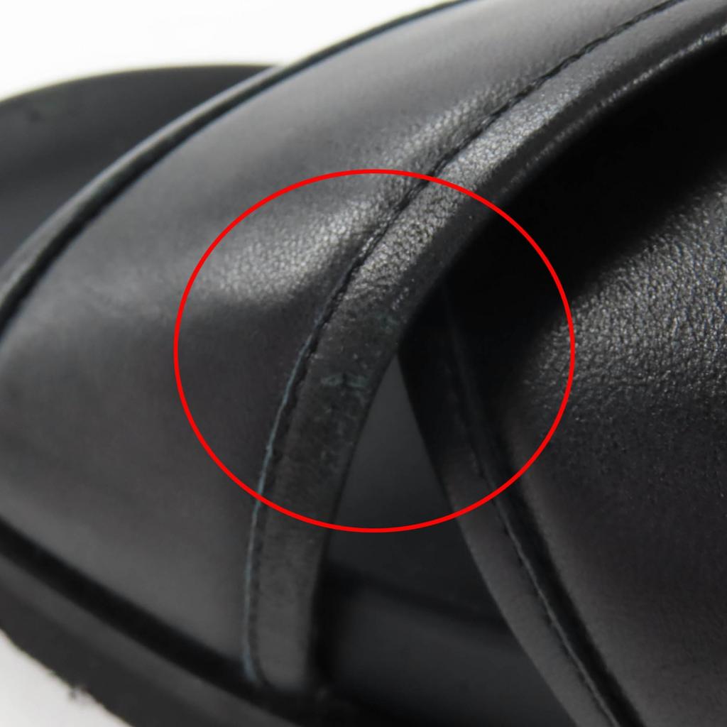 Very Good Sergio Rossi Sandals sr Twenty Leather cross with jewels black 37.5 Used